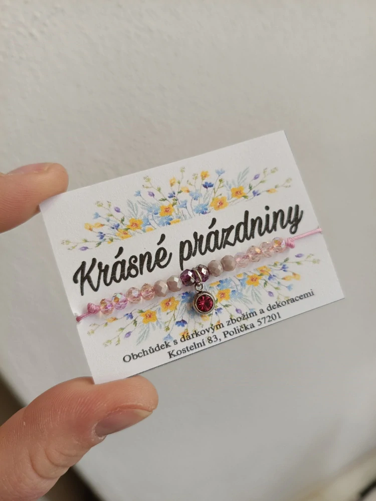 Náramek na konec školního roku 