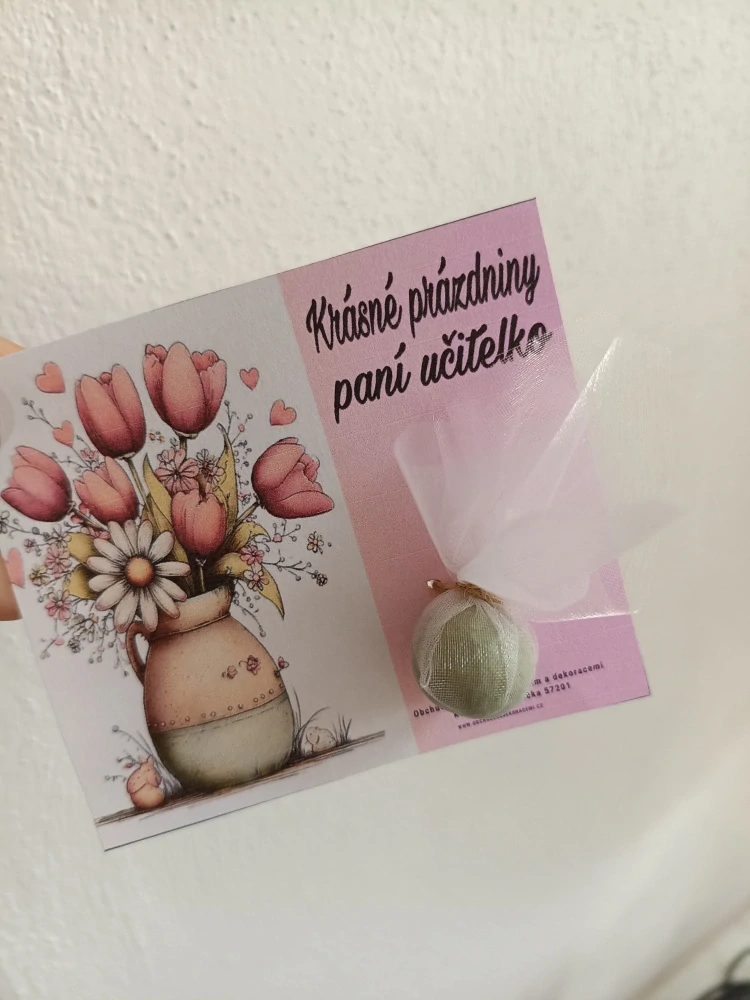 Semínková bomba pro paní učitelku, vychovatelku, asistentku Krásné prázdniny 